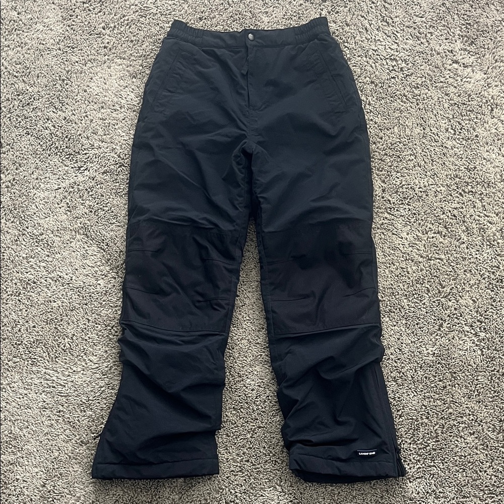 Lands End Black Snow Pants - Size 12